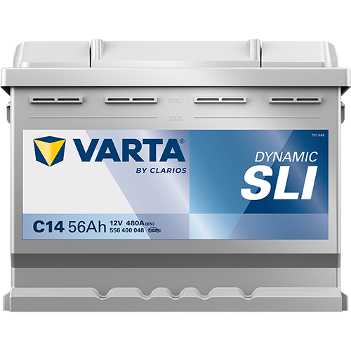 Akkumulátor VARTA DYNAMIC SLI 12V 56Ah 480A Jobb+