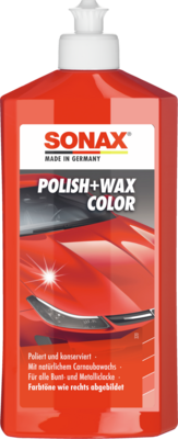 Sonax Polish+Wax Color Red 500ml Polír És Wax Piros 