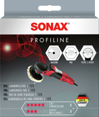 Sonax Lammwollpad 133 Bárányszőr Csiszolókorong 