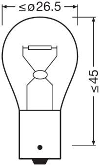 izzó, villogó STANDARD 12V P21W