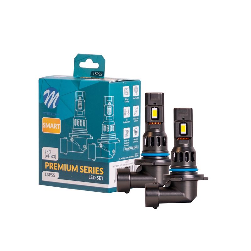M-Tech, Premium series NG, Okos LED izzó, HB3, Aktív hűtéssel, 6000K, 70W 