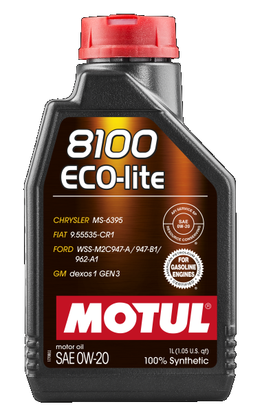 Motorolaj 0W-20 1L MOTUL 8100 Eco-lite 0W-20 1L