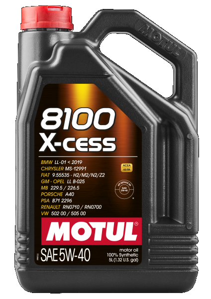 Motorolaj 5W-40 5L MOTUL 8100 X-cess 5W-40 5L