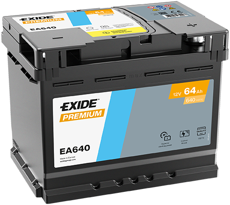 Akkumulátor Exide Premium EA640 64Ah 640A J+