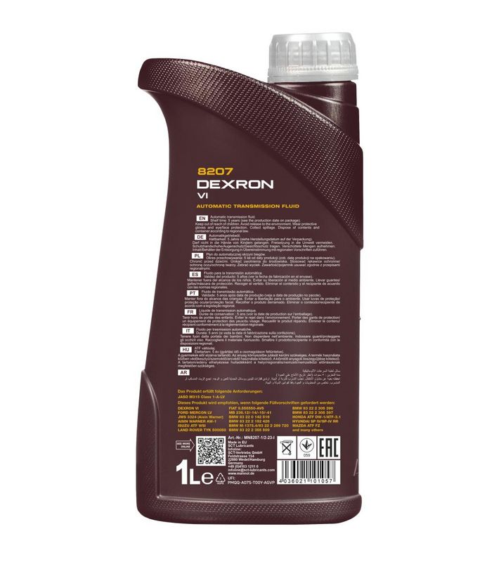 Váltóolaj 1L MANNOL Dexron VI 8207