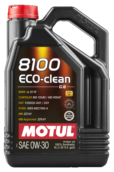 Motorolaj 0W-30 5L MOTUL 8100 Eco-clean 0W-30 5L