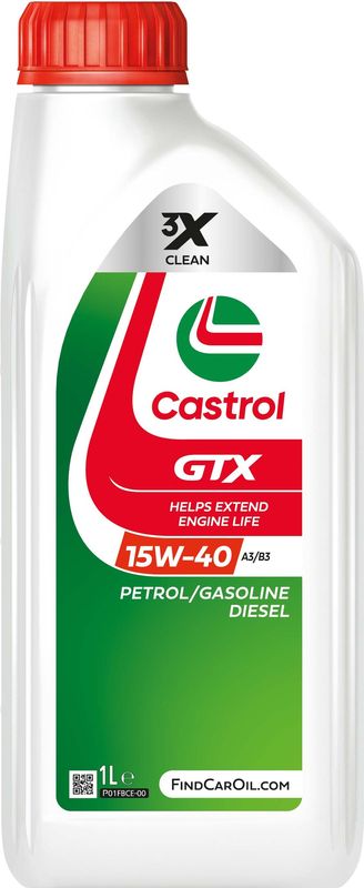 Motorolaj 15W-40 1L Castrol GTX A3/B3 15W40 1L