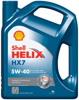 Motorolaj 5W-40 4L SHELL HELIX HX7 5W40 4L