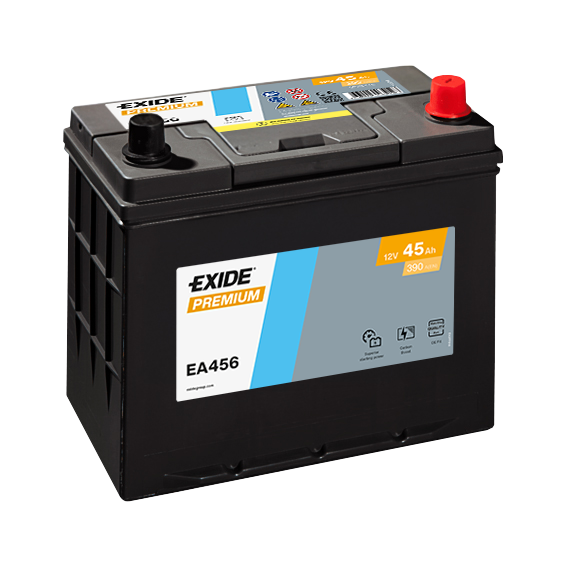 Akkumulátor Exide Premium EA456 45Ah 390A J+