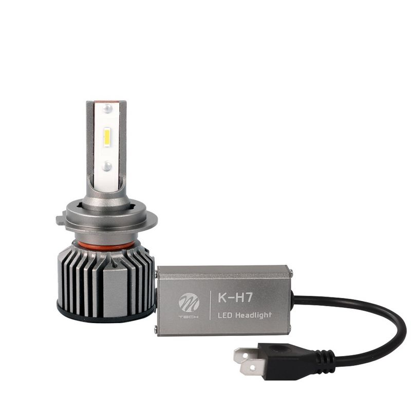 M-Tech, LED H7 izzó, 250%, Fehér fényű, Új generációs, Pro series szett
