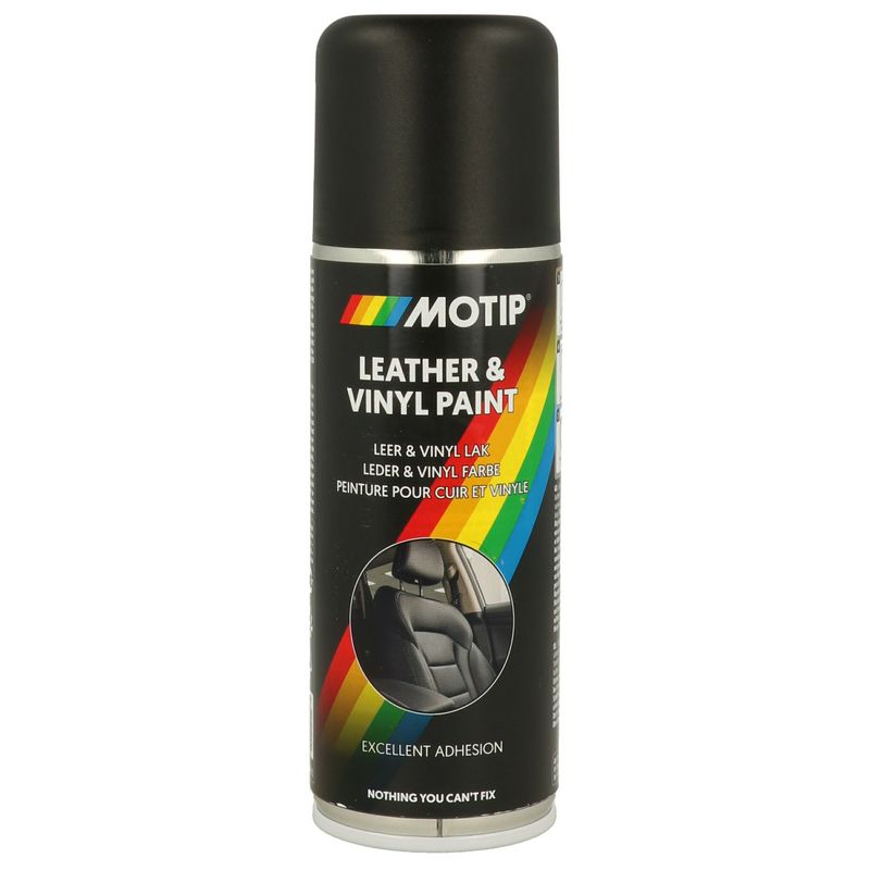 Bőr és vinilfesték Motip Leather & Vinyl paint világos fekete 200ml