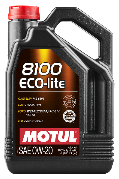 Motorolaj 0W-20 4L MOTUL 8100 Eco-lite 0W-20 4L