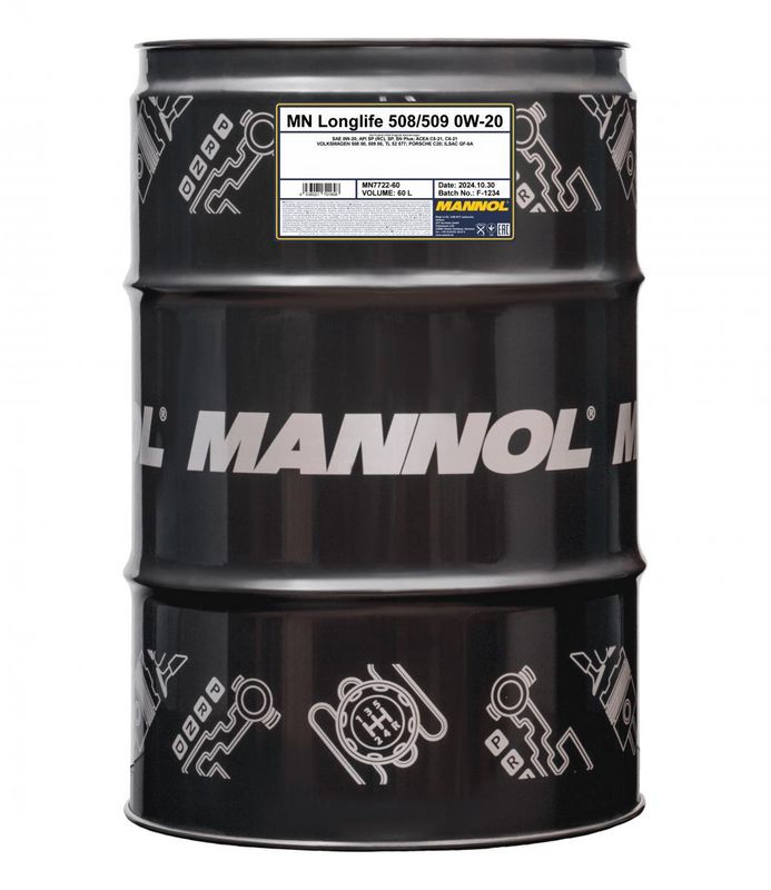 Motorolaj 0W-20 60L MANNOL Longlife 508/509 0W-20 7722