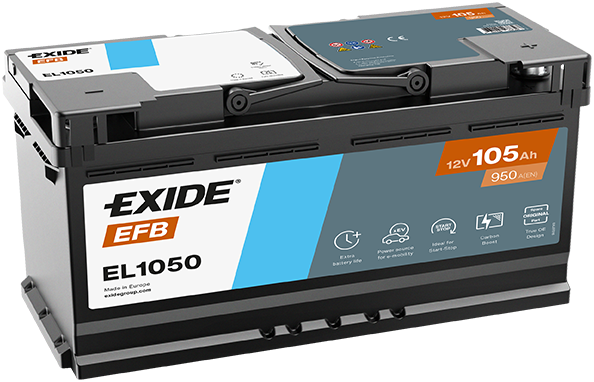 Akkumulátor Exide Premium EA1050 105Ah 850A J+