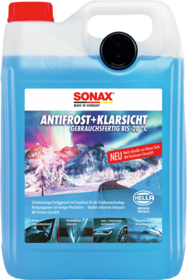 Sonax Antifrost+Klarsicht Bis -20C Citrus 5L Téli Szélvédőmosó 