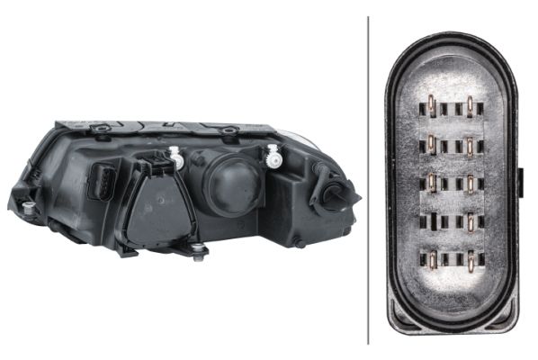 Fényszóró FF/H7 jobb (motorral) HELLA R 