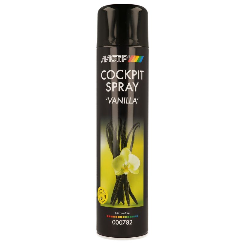 Műszerfalápoló spray Motip Cockpit Vanilla 600ml