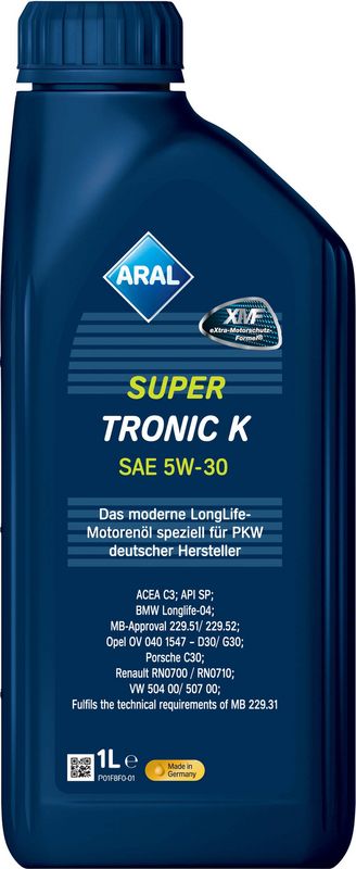 Motorolaj 5W-30 1L Aral SuperTronic K 5W-30 1L
