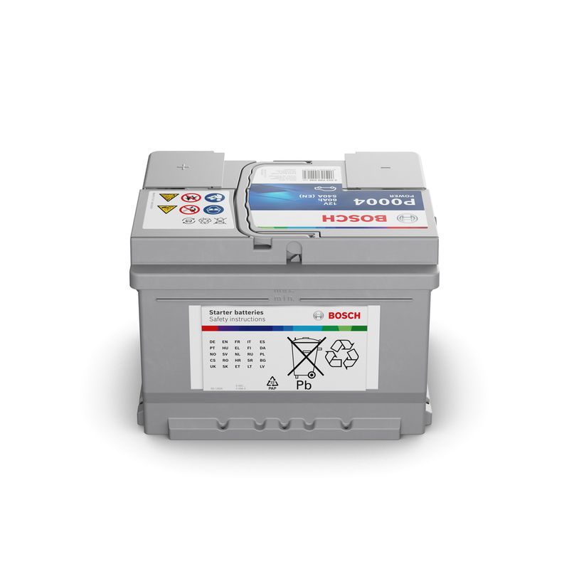 Indító Akkumulátor Bosch Power P0004 60Ah 540A