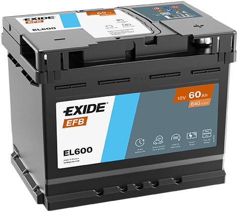 Akkumulátor Exide Start-Stop EFB 60Ah 640A J+