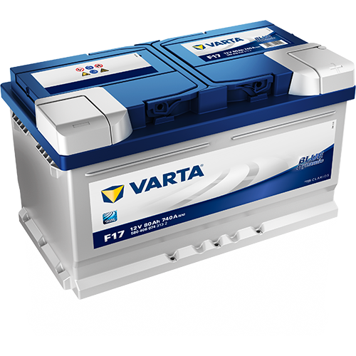 Akkumulátor Varta Blue - 12v 80ah - jobb+ alacsony