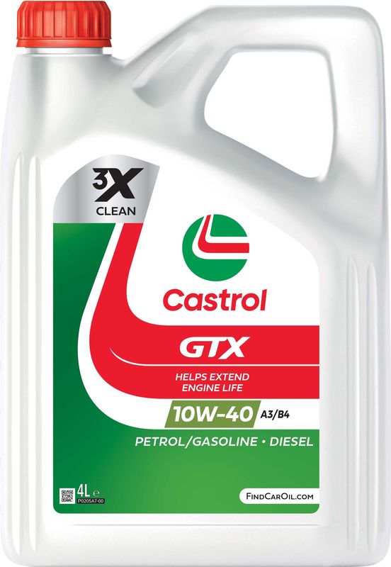 Motorolaj 10W-40 4L Castrol GTX 10W-40 A3/B4