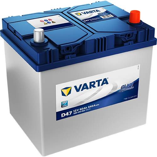Akkumulátor Varta Blue - 12v 60ah - jobb+ ázsia