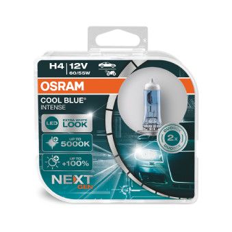 Fényszóró izzó OSRAM H4 12V 60/55W COOL BLUE NEXT GENERATION