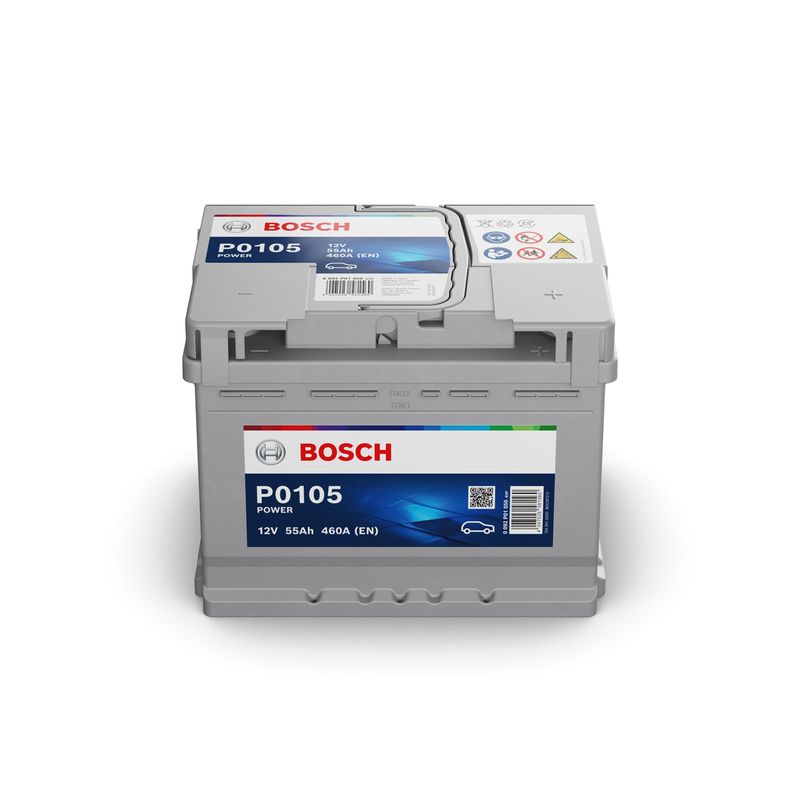 Akkumulátor Bosch Power - 12V 55 Ah jobb+