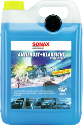 Sonax Antifrost+Klarsicht Konzentrat Citrus 5L Jégoldó Szélvédőmosó Koncentrátum 