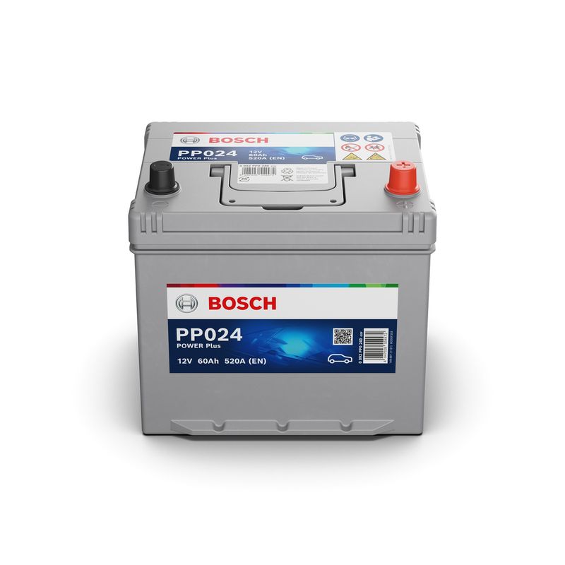 Akkumulátor Bosch Power Plus - 12V 60 Ah jobb+ "ázsiai"