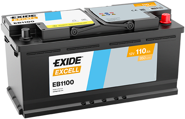 Akkumulátor Exide Excell EB1100 110Ah 850A J+