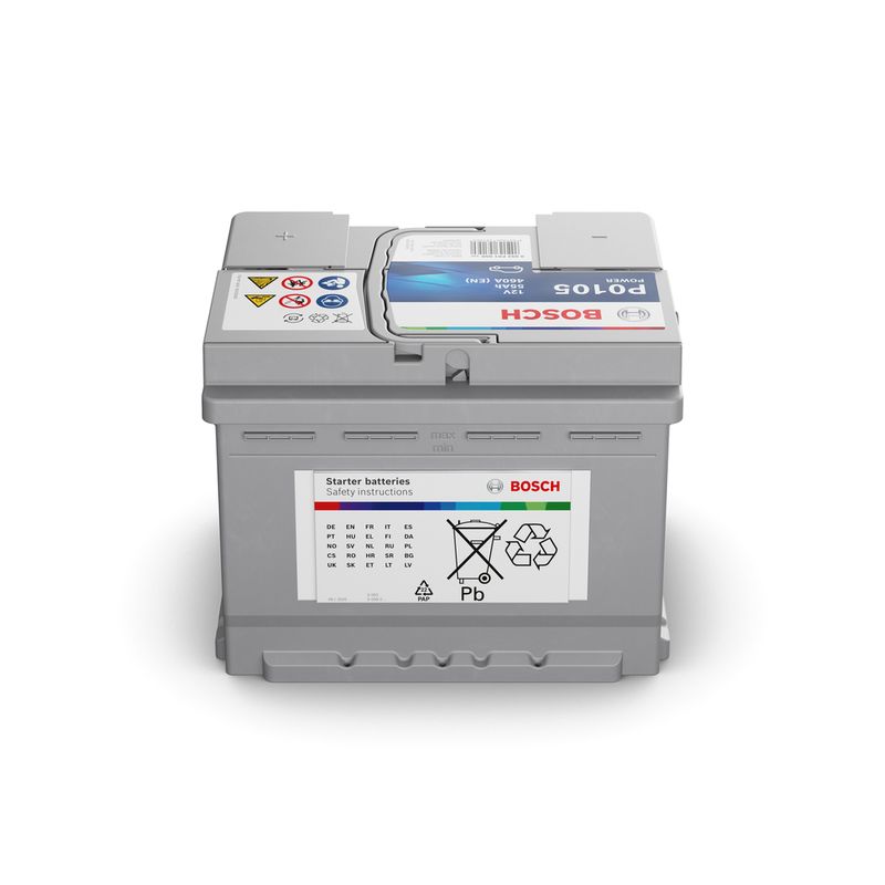 Akkumulátor Bosch Power - 12V 55 Ah jobb+