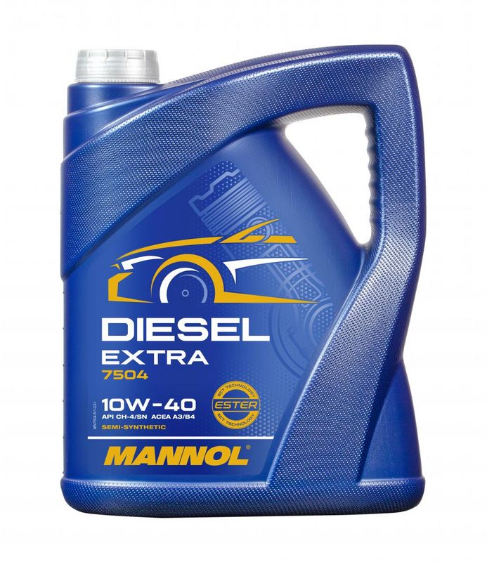 Motorolaj 10W-40 5L MANNOL Diesel Extra 10W-40 7504