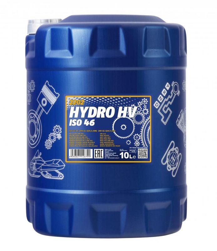 Hidraulika olaj 10L MANNOL Hydro HV ISO 46 2202