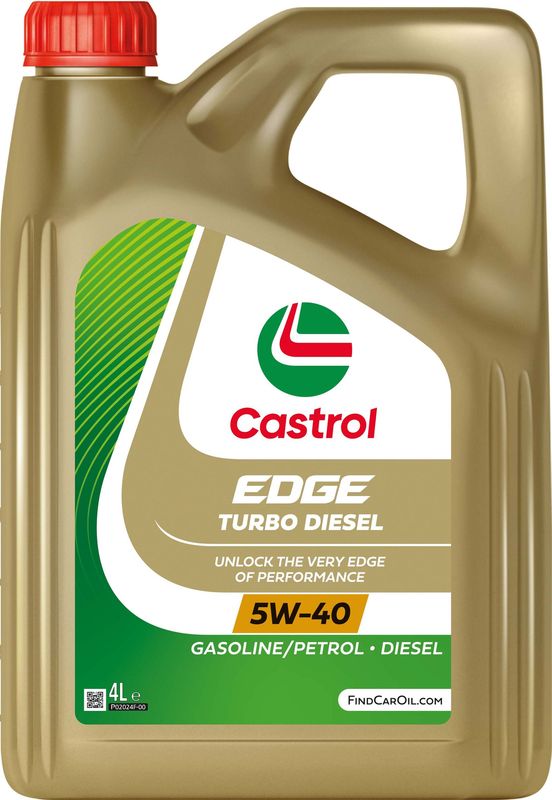 Motorolaj 5W-40 4L Castrol Edge Turbo Diesel