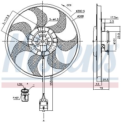 Ventillátor OPEL ASTRA H     04- 