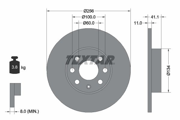 fékbetét készlet, tárcsafék                                  FÉKBETÉT OPEL ASTRA-G 1.4-2.0