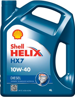 Motorolaj 10W-40 4L SHELL HELIX DIESEL HX7 10W40 4L