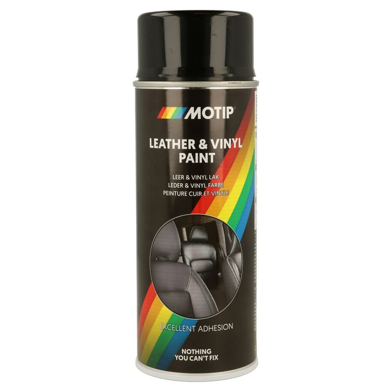 Bőr és vinilfesték Motip Leather & Vinyl paint fekete 400ml