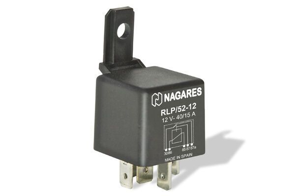 relé, munkaáram MR 63, relé 12V/40A/15A