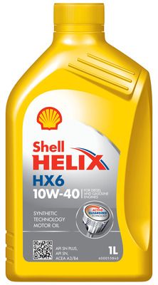 Motorolaj 10W-40 1L SHELL HELIX HX6 10W40 1L