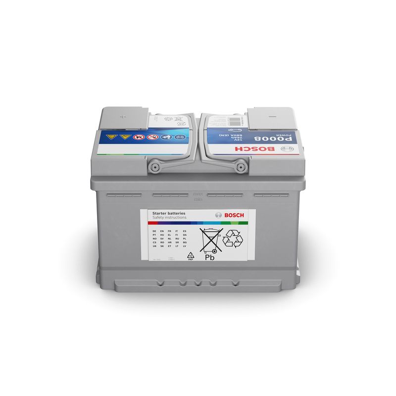 Akkumulátor Bosch Power - 12V 74 Ah jobb+