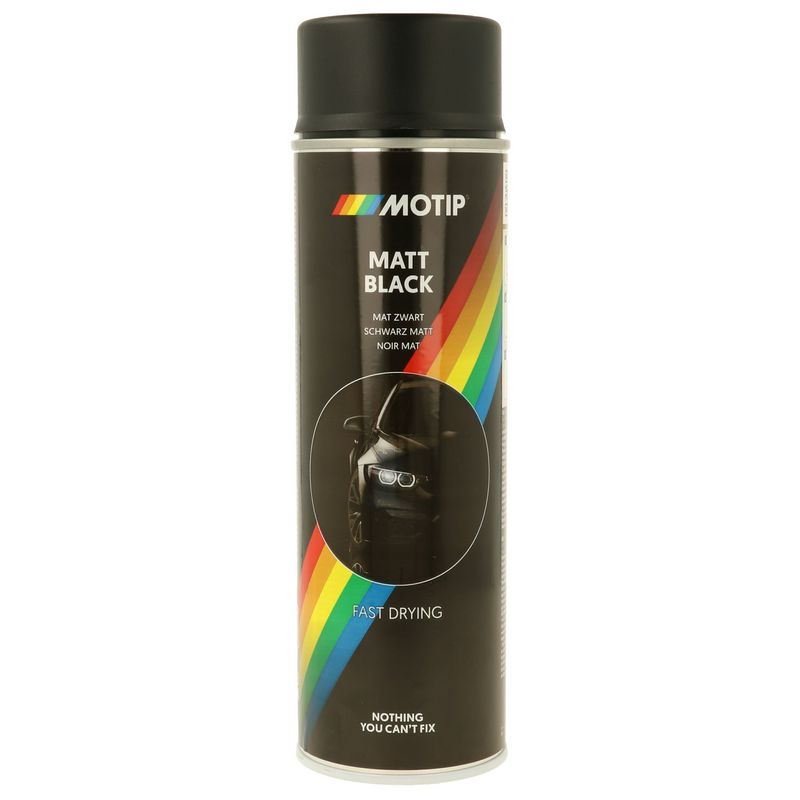 Motip Black Paint Matt matt fekete festék 400ml 