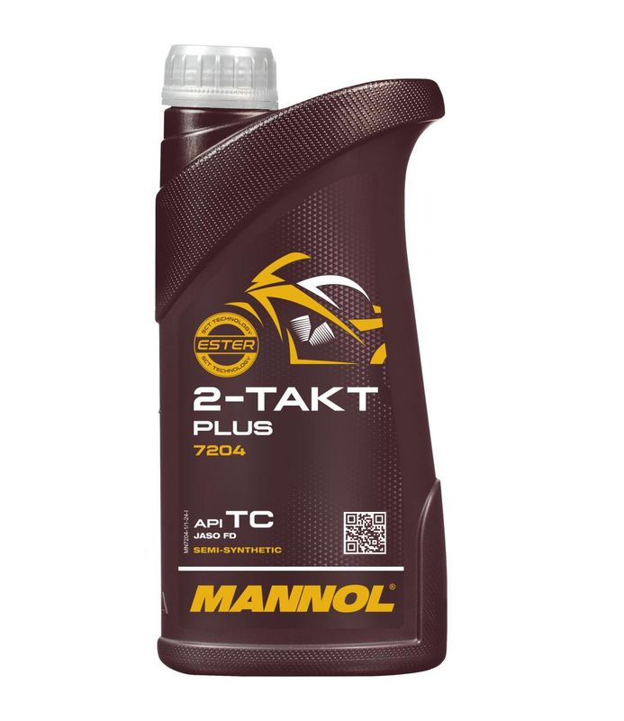 Motorolaj 2T 1L MANNOL 2-Takt Plus 7204