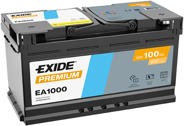 Akkumulátor Exide Premium EA1000 100Ah 900A J+