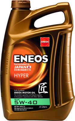 Motorolaj 5W-40 4 L ENEOS Hyper