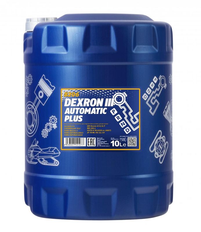 Váltóolaj 10L MANNOL ATF Dexron III 8206