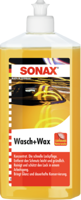 Sonax Wasch+Wax 500ml Viaszos Autósampon 