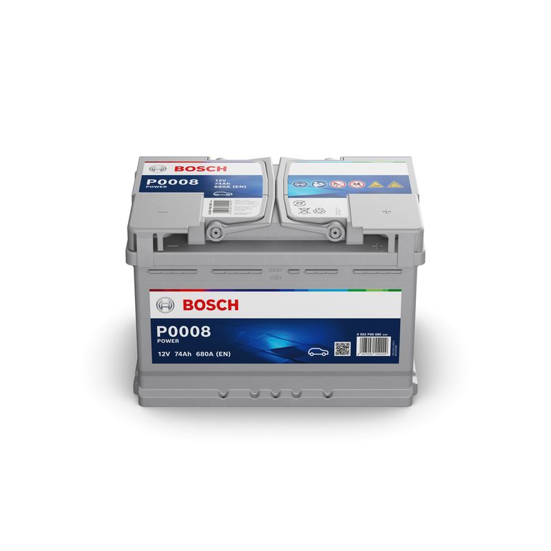 Akkumulátor Bosch Power - 12V 74 Ah jobb+
